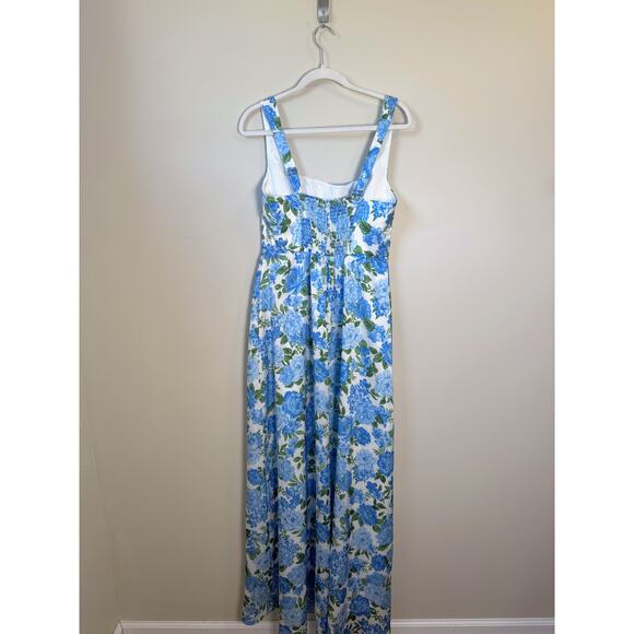 NEW Show Me Your‎ Mumu Nina Maxi Dress Blue Floral Size XL - Picture 6 of 8